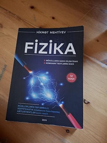 kitab dolabi: Fizika 2024 ders vesaiti tezedir yazilmayib — 1