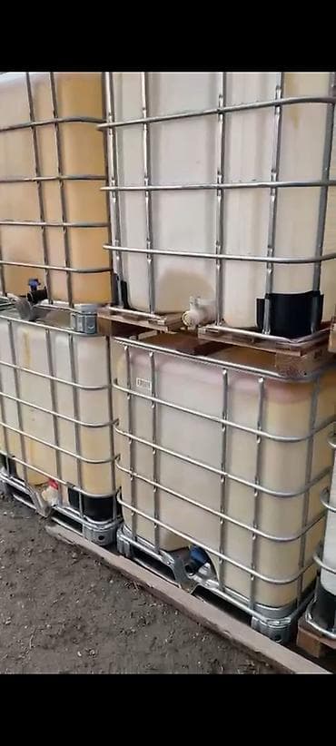 Оборудование для производства: IBC konteynerlər (küb çənlər) - Həcm: təxminən 1000 litr (standart — 1