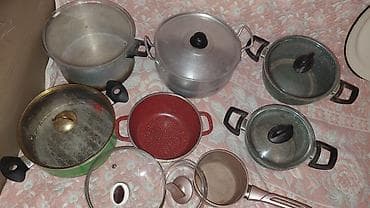 набор казанов викалина: Кастрюля, цвет - Зеленый, Алюминий — 2