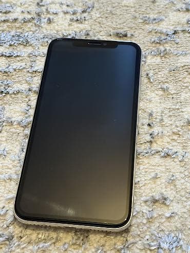 iphone 11 ikinci: IPhone X, 64 GB, Gümüşü, Face ID — 1