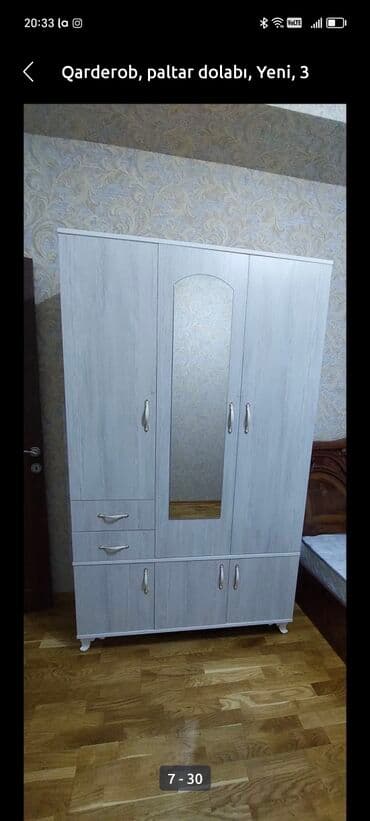 mətbəx skaflari: Yeni, Açılan, 4 qapılı Düz dolab, Qarderob, paltar dolabı, Azərbaycan — 6