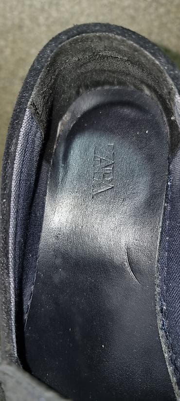 qadın bot: Zara, Ölçü: 42, rəng - Göy, İşlənmiş — 4