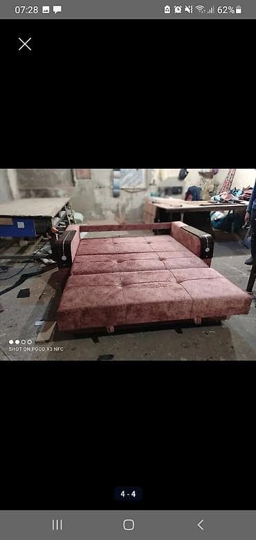 amerkanka divan: Раскладной диван, Раскладной, Без подьемного механизма, Ткань, Нет доставки — 4