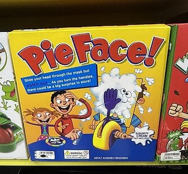 dicey aparatı: Məhsul: Pie Face! – ailə və dostlarla gülməli stolüstü oyun Təsvir: - — 1