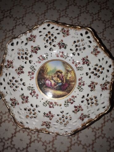 YENİ!!! Bir meyvə və iki konfet qabı (lepkalı). Həm cehizlik,həm