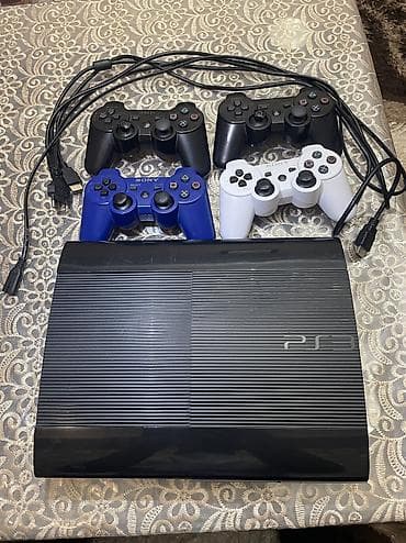 Sony PlayStation 3 (PS3) Super Slim oyun konsolu seti Komplekt: - PS3