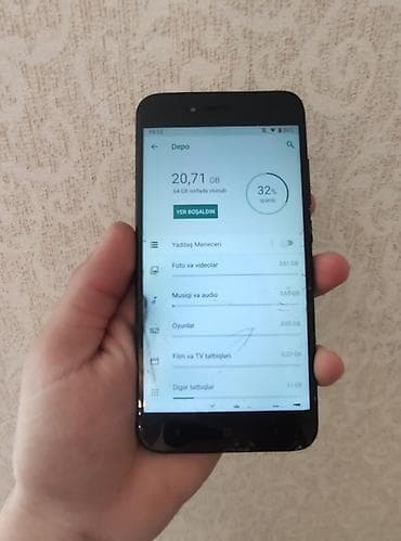 redmi mi a1: Xiaomi Mi A1, 64 GB, rəng - Qara, 
 Sensor, Barmaq izi, İki sim kartlı — 4