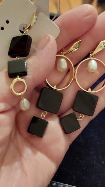 Qadın geyimləri: Bəzək əşyaları dəsti - Bənövşəyi yaquta bənzər daşlardan düzəldilmiş — 7