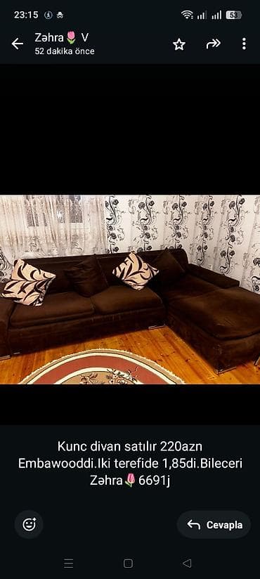 Ev və bağ: Künc divan — 1