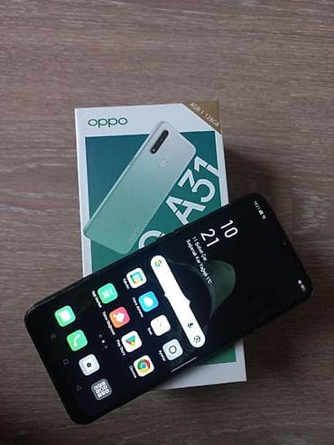 dubaydan telefon: Oppo A31, 128 GB, rəng - Qara, Barmaq izi — 1