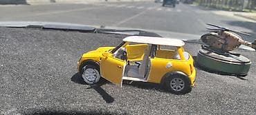 şaxta baba oyuncagi: Mini Cooper oyuncaq model avtomobil - Tip: die-cast metal oyuncaq — 5
