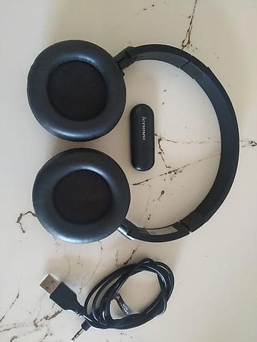 kalonka kabeli: Lenovo simsiz qulaqlıq dəsti - Brend: Lenovo - Tip: On-ear/over-ear — 2