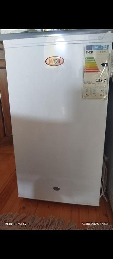İşlənmiş Mini Soyuducu Satılır, rəng - Ağ — 3
