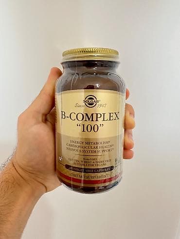 Solgar B-Complex "100" Vitamin B (Amerika vitamin) - supplement qida — 1