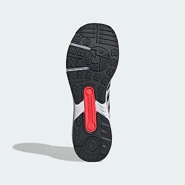 Мужская обувь: Adidas ZX RS idman ayaqqabısı - Rəng: boz üstlük, qara 3 zolaq, arxa — 3