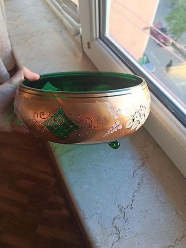 farfor qab: Təcili satılır! Çexiya Respublikasının məşhur Bohemia Glass brendinə — 3