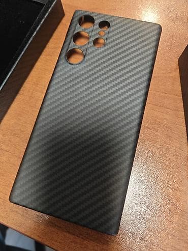 elc: Samsung galxy s22ultra Karbon lif naxışlı ultrayüngül telefon qabı - — 3