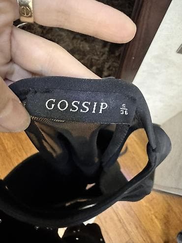 don sumqayit: Gossip markalı qara rəngli qısa don - Ölçü: S / 36 (etiketdə — 3