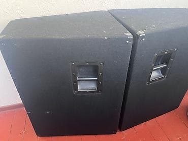 Mikrofonlar: Elektro-Voice (EV) passiv akustik sistemi – cüt səsgücləndirici — 1