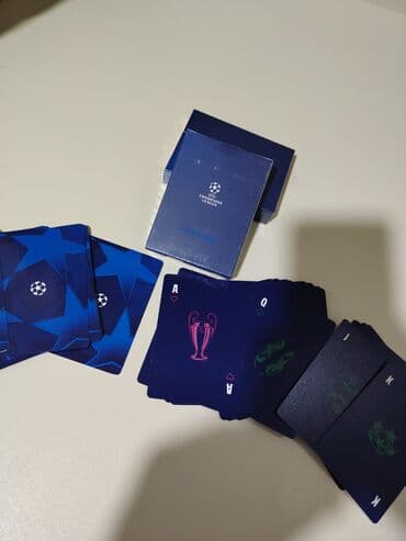 Maskalar, eynəklər: Tam Orginal "Champions League Playing Cards"Kartları SATILIR.YALNIZ — 4