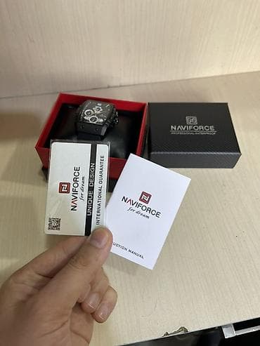 mobil saat: Yeni, Qol saatı, NaviForce, rəng - Qara — 2