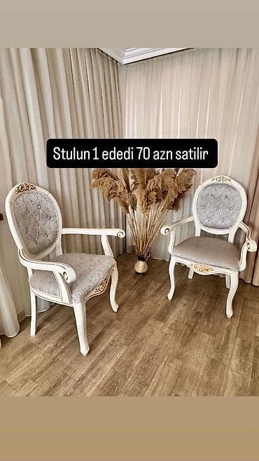 stul ortuyu: Qonaq otağı üçün, İşlənmiş, Stul — 1