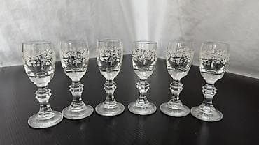 xrustal rumka: Rümkalar, rəng - Ağ, Şüşə, 6 ədədli dəst, Çexiya — 1