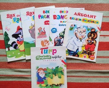 uşaq makyaj seti: Bu dəst uşaqlar üçün altı rəngləmə və nağıl kitabından ibarətdir — 1