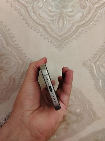 iphone 14 pro max qiyməti: IPhone 15 Pro, 128 GB, Gümüşü, Barmaq izi, Simsiz şarj, Face ID — 6