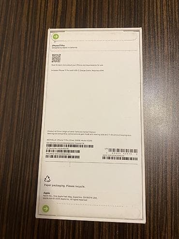 TV və video: IPhone 17 Pro, 256 GB, Gümüşü — 2