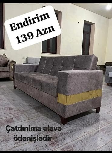 açılıb yığılan stol: Di̇van-kravat, Açılan, Bazalı, Parça — 5