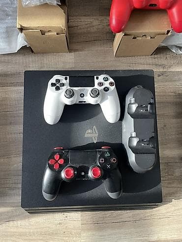 PlayStation 4 Pro oyun konsolu dəsti Komplekt: - PS4 Pro (1TB, 4K — 1