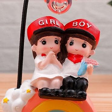 pastel sekilleri: Romantik dekorativ masa lampası – “Girl & Boy” fiqurlu - Dizayn — 3