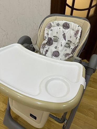 usaq ustolu: Uşaq yemək stulu – Turbey - Rəng: bej/krem və boz çalarlar - Geniş — 2