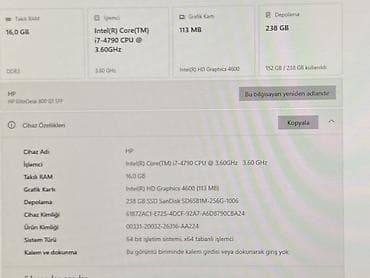hp rtl8821ce: HP EliteDesk 800 G1 SFF stolüstü kompüter dəsti İdeal vəziyyətdədir — 4