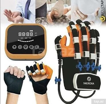 Rehabilitasiya Robot Əlcəyi 3 məşq rejimi təklif edir, LCD sensor — 7