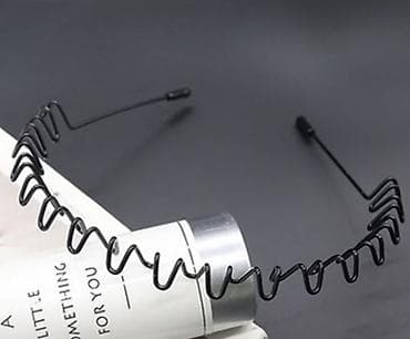 parca abadoklar: Məhsul: Dalğalı metal saç çərçivəsi (Wavy Metal Hair Hoop) abadok — 4