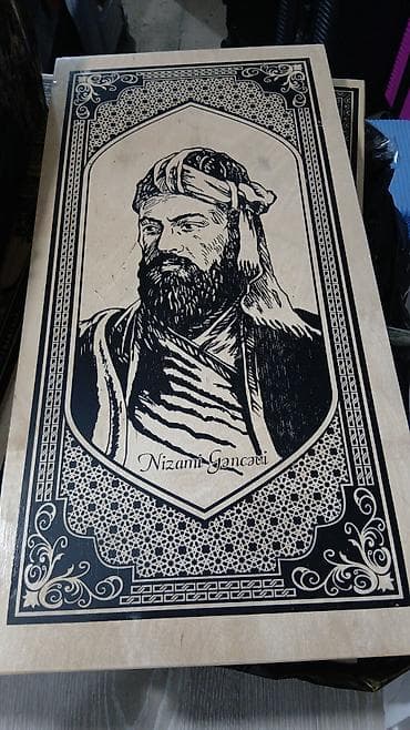 + 3 azn das ve zer Ağac oyma şahmat/nərd dəsti – Azərbaycan tematikası