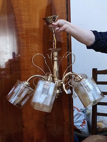 tavalar: Çılçıraq, 4 lampa, Metal — 1