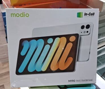 Видеоигры и приставки: Modio M190 planşet - Ekran: 9 düym In‑Cell toxunma ekran - SIM: Dual — 1