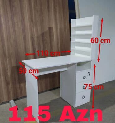 стол для наращивания ногтей: Новый, Стол для маникюра, Без зеркала — 1
