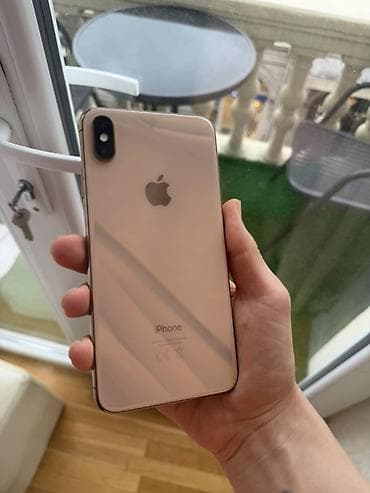telfon 100: IPhone Xs Max, Qızılı, Face ID — 1