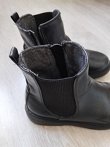 batinki: Valentino uşaq qış botları - Rəng: qara - Üst material: tikişli — 10