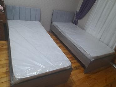 tek krafat: Yeni, Təknəfərlik çarpayı, Matras ilə, Siyirməsiz — 1