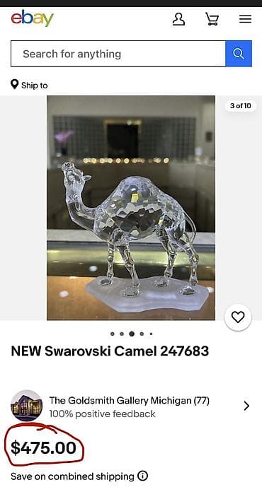 Velosiped ehtiyyat hissələri: Swarovski Camel Tam original. Heç işlədilməyib, yenidir. Dəyərindən 2 — 5