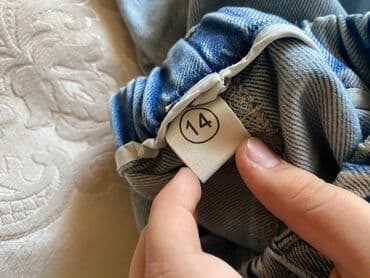 qadin ucun cins salvarlar: Cins şalvar, Uniseks, 12 - 14 yaş — 3