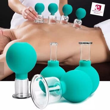 ağıllı linza qiymeti: Vakuum üz Bədən Masajı Selülit Əleyhinə KupaTibbi 4 ədəd komplekt — 4