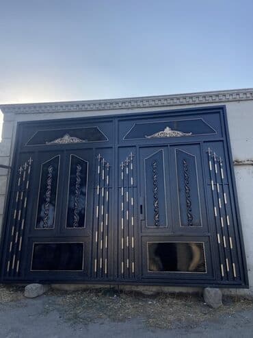 işləmiş dərvazalar: Yeni Dəmir Həyət darvazası, 3 m, Mexaniki, Qapı ilə, rəng - Qara, Kredit var, Ödənişli quraşdırma, Ünvandan götürmə, Ödənişli çatdırılma, Rayonlara çatdırılma — 19