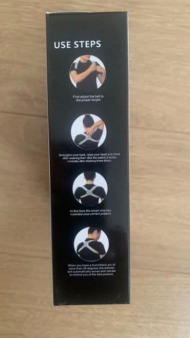 bel karseti: Smart Sensor Corrector – ağıllı duruş düzəldici Xüsusiyyətlər: - Açı — 3