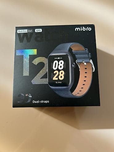 notebook core 2: Mibro Watch T2 – ağıllı saat Xüsusiyyətlər: - Dual‑Core 2‑in‑1 çip - — 1